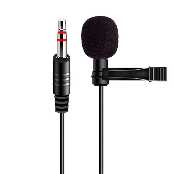 Microfon cu clemă cu 3 poli jack de 3,5 mm 1