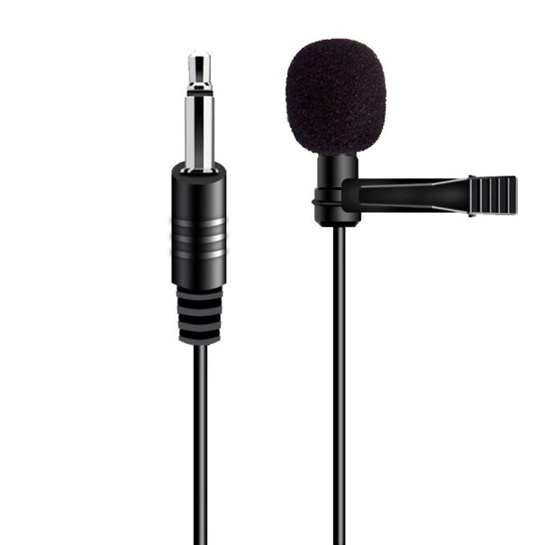 Microfon cu clemă jack cu 2 poli de 3,5 mm 1