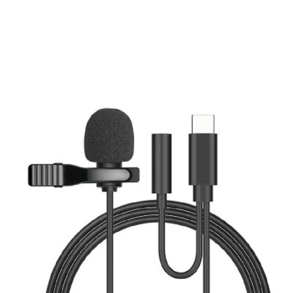 Microfon cu rever cu mufă pentru căști de 3,5 mm 1