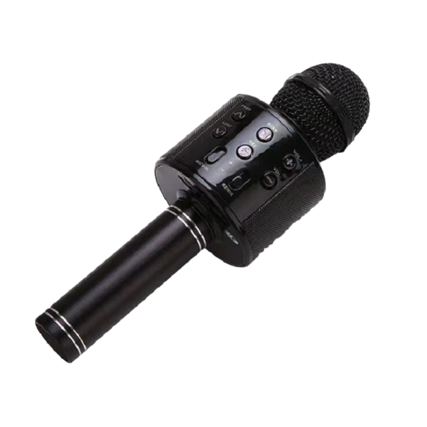 Microfone de karaoke infantil preto