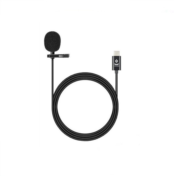 Microfone de lapela 3.5 mm / USB-C 2