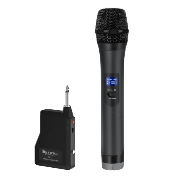 Microfono a mano wireless con ricevitore Dinamico con caratteristica direzionale Gamma di frequenza da 50 Hz a 18 kHz Lunghezza 24,8 cm 1