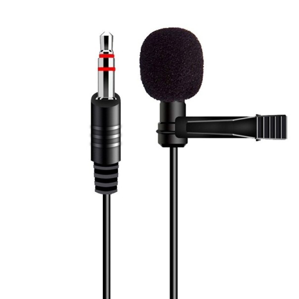 Microfono con clip 3 poli 3.5 mm jack 1