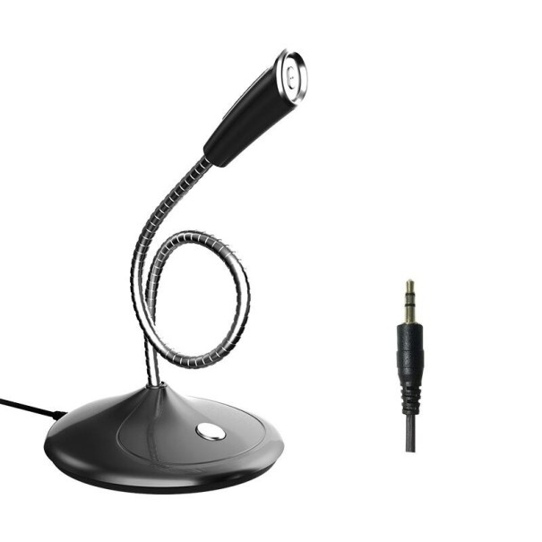 Microfono da tavolo regolabile K1502 nero