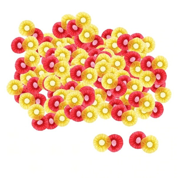 Microfoon beschermhoes 200 stuks multicolor