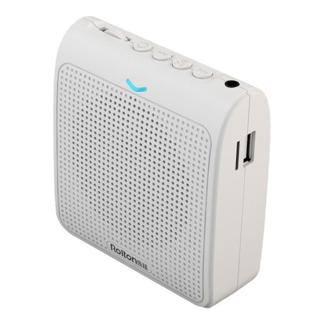 Microfoon en versterker wit