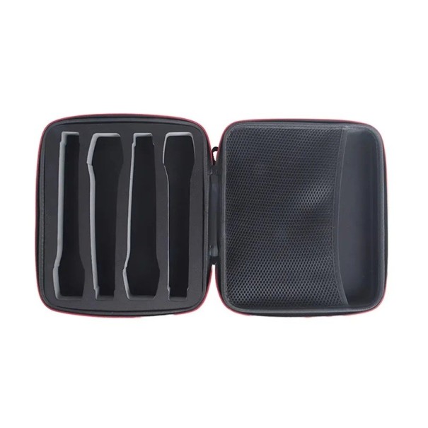 Microphone Case For Up to 4 Wireless Microphones 29 x 26 x 6 cm Hard EVA Shell Black Shockproof and Waterproof With Zip and Handle 1