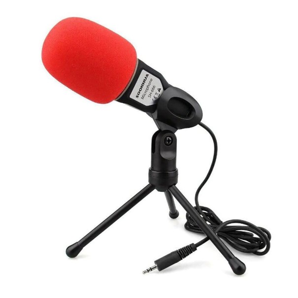 Microphone de bureau avec protection contre le vent 1