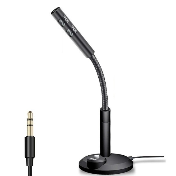 Microphone de bureau flexible K1546 noir