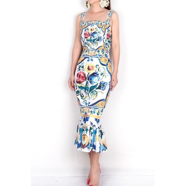 Midi-jurk voor dames S