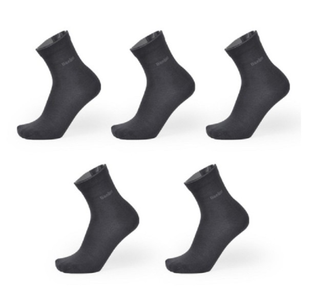 Miesten bambusukat - 5 paria tummanharmaa