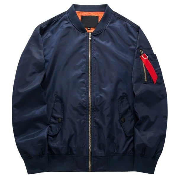 Miesten bomber-takki tummansininen 3XL 2