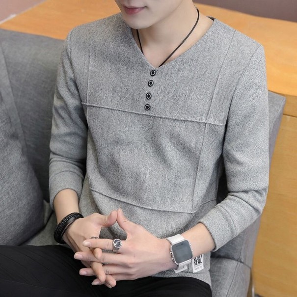 Miesten collegepaita F43 vaaleanharmaa XXS 2