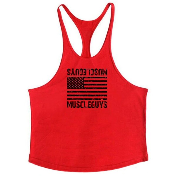 Miesten hihaton paita F1808 punainen L 2