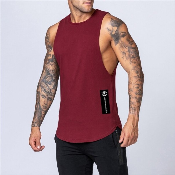 Miesten hihaton paita F1820 bordo M 1