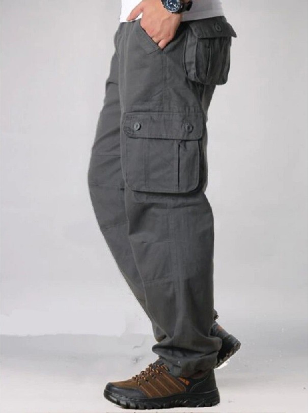 Miesten housut F1372 harmaa 32