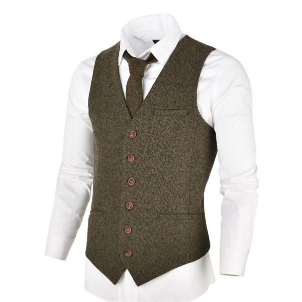 Miesten liivi F373 khaki L