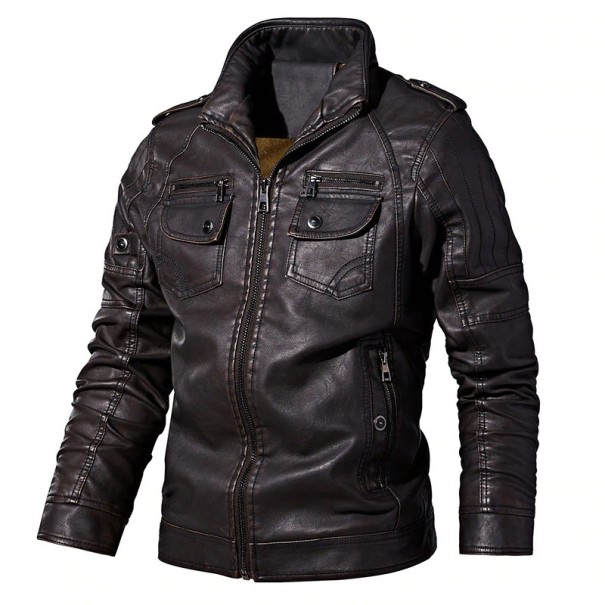 Miesten nahkatakki S23 XL 9