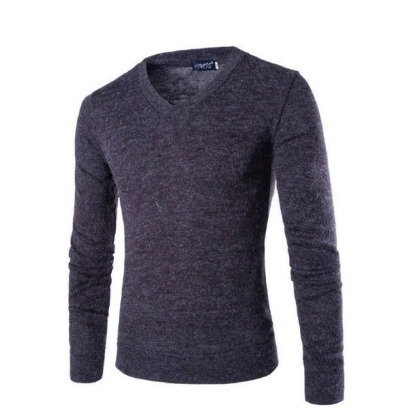 Miesten neulepusero F215 tummanharmaa XS