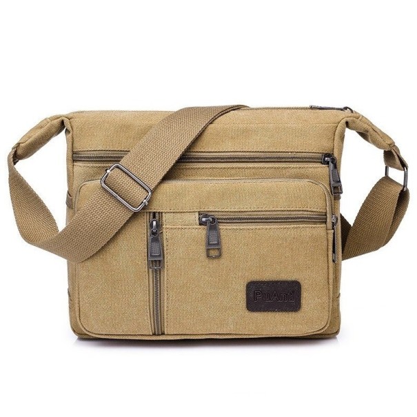 Miesten olkalaukku T330 khaki