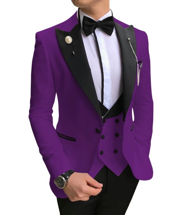 Miesten puku F372 violetti XXS