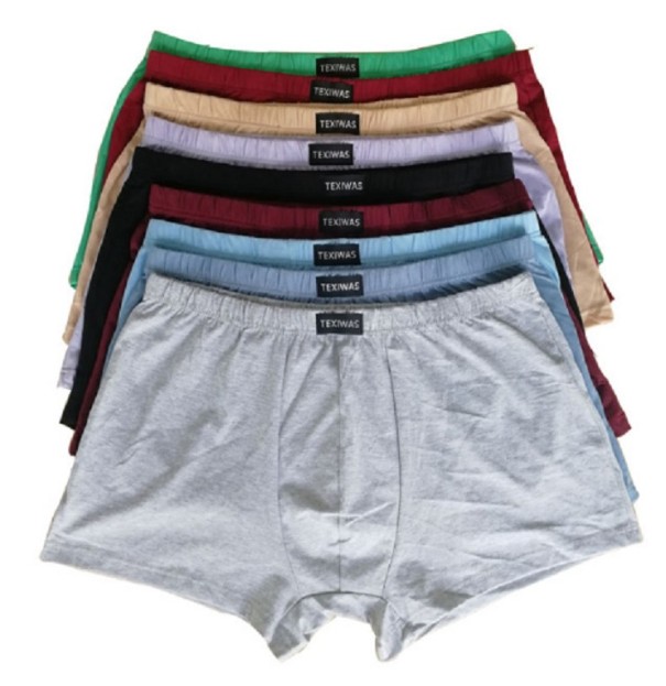 Miesten puuvillaiset bokserit - 4 kpl A2709 L