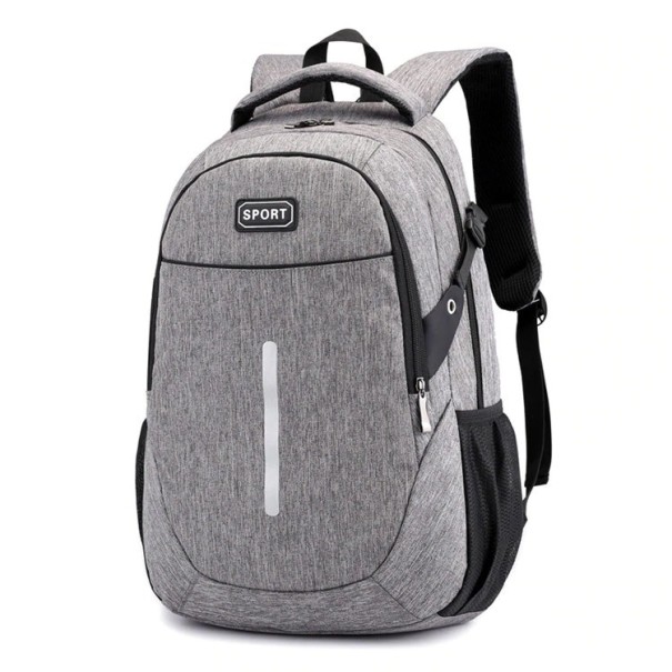 Miesten reppu E1087 harmaa