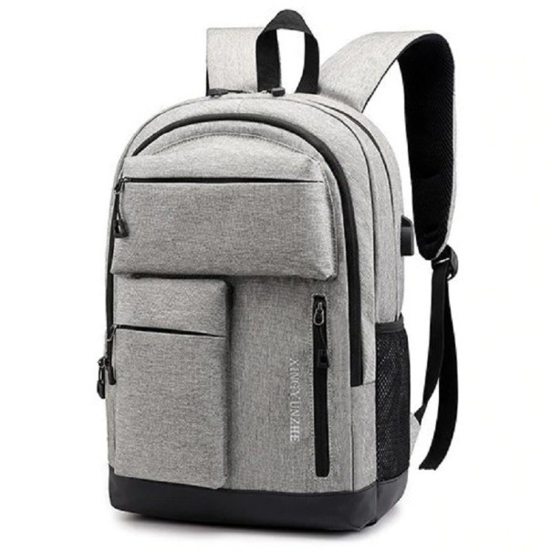 Miesten reppu E1135 harmaa