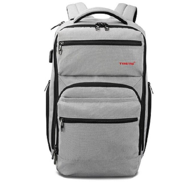 Miesten reppu E1153 harmaa