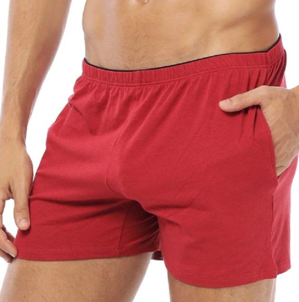 Miesten shortsit Stuart punainen XS