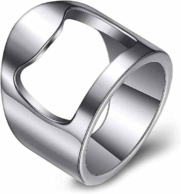 Miesten sormus D2543 hopeinen 9