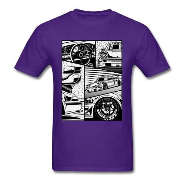 Miesten T-paita T2329 violetti L