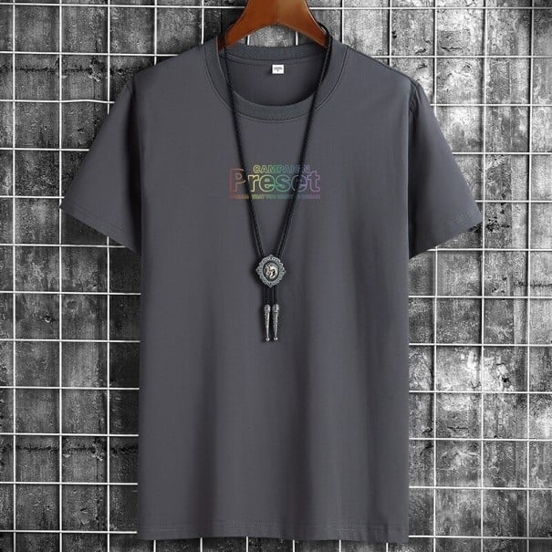 Miesten T-paita T2367 tummanharmaa XXL