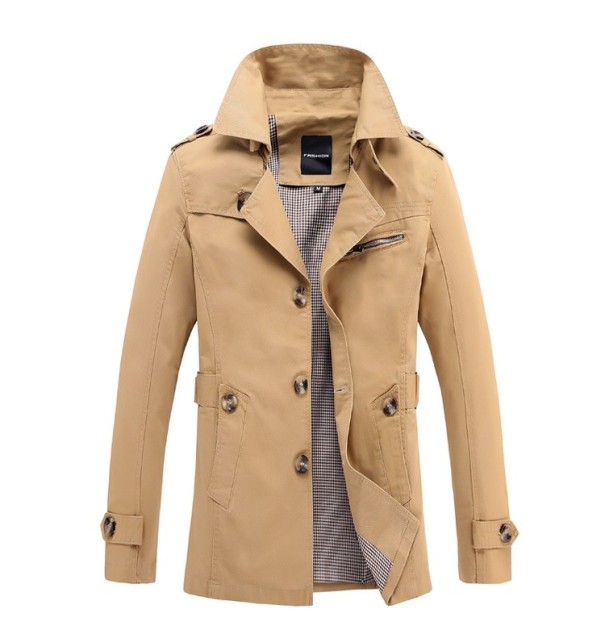 Miesten talvitakki J981 Beige 3XL