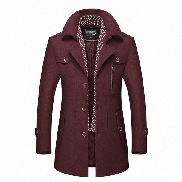 Miesten talvivillatakki S61 purppura S