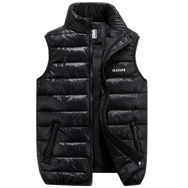 Miesten tikattu liivi J2610 musta XL