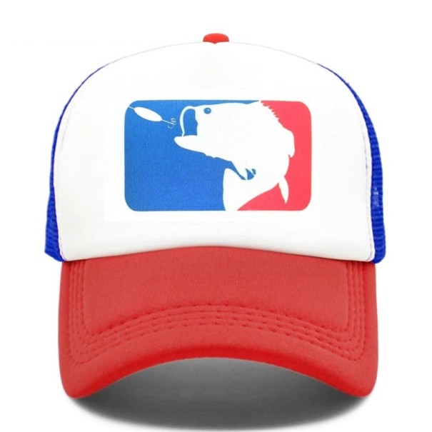 Miesten trucker-lippis kalakuviolla 9