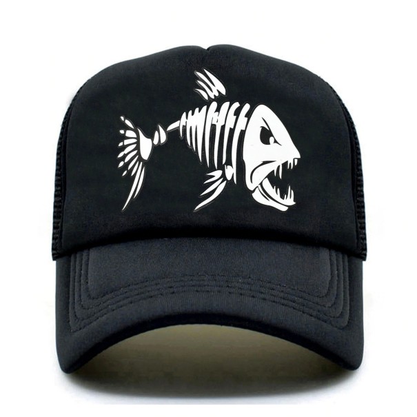 Miesten trucker-lippis kalakuviolla T163 1