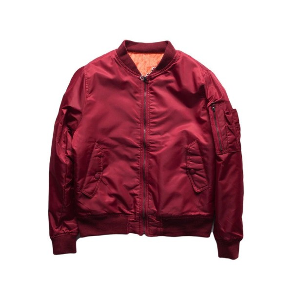 Miesten tyylikäs kevät/syystakki J2619 bordo XL