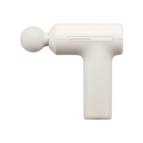 Mija Pistola de Masaje 3 Mini, masajeador compacto y portátil, 6 modos de velocidad, carga USB, funcionamiento silencioso, alivio efectivo blanco