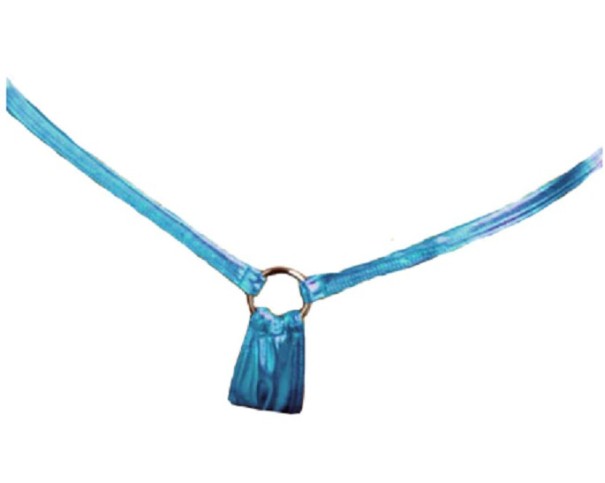 Mikro-Tanga für Damen hellblau