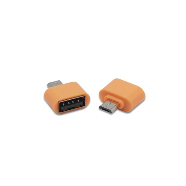 Mikro-USB til USB-adapter K59 mørkegul
