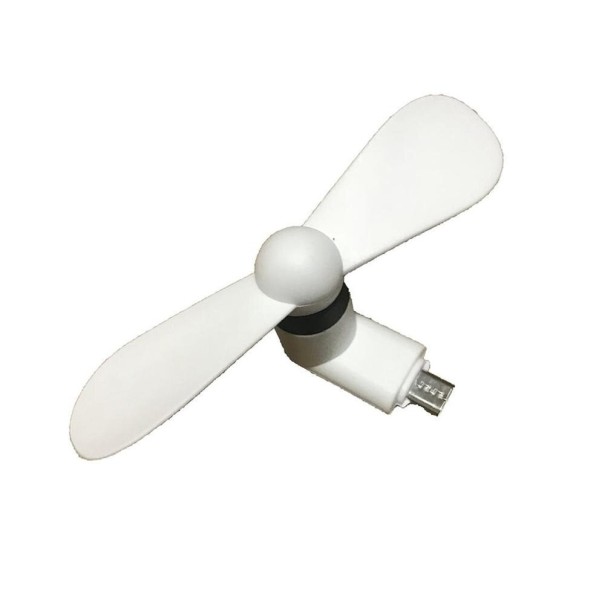 Mikro USB ventilátor fehér