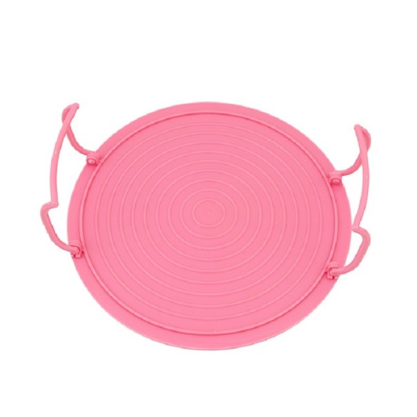 Mikroaaltouunin jalusta vaaleanpunainen