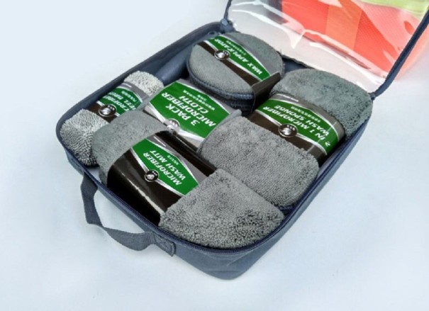 Mikrofiber bilhandduksset 9 st