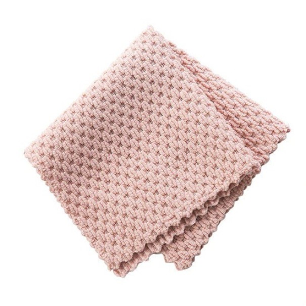 Mikrofiber køkkenhåndklæde rosa 5 stk