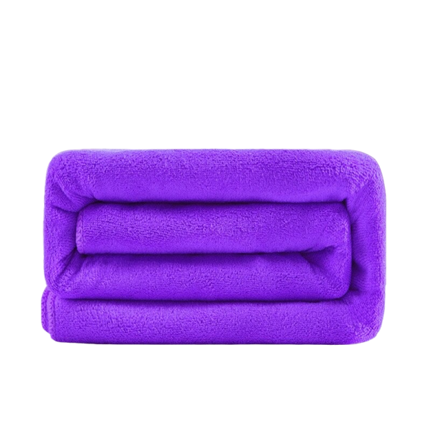 Mikrofiberhåndklæde 75 x 35 cm lilla
