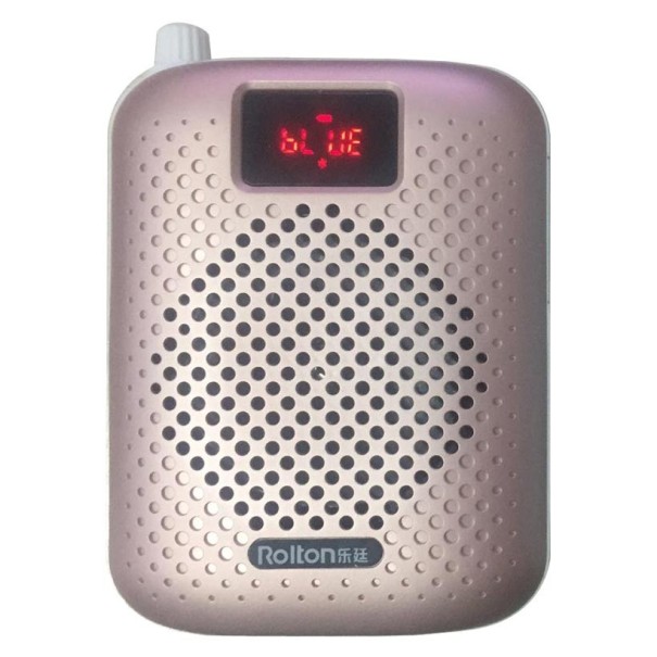 Mikrofoni vahvistimella kultainen