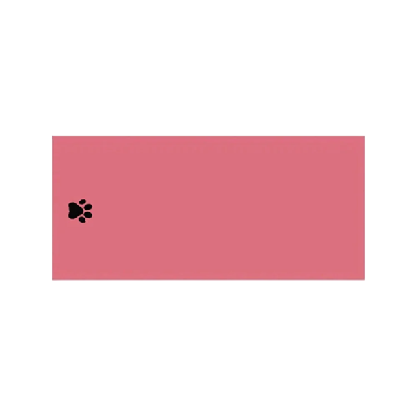 Mikrovláknová osuška pro domácí mazlíčky 50 x 100 cm Super savý rychleschnoucí ručník pro psy a kočky Jemný materiál vhodný po koupání růžová