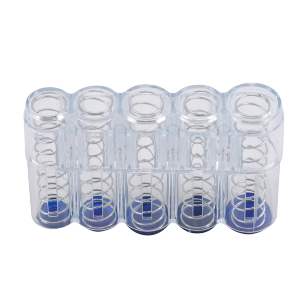 Mincovník para euros 13 x 8,2 cm Suporte para moedas metálicas Caixa de moedas cor transparente